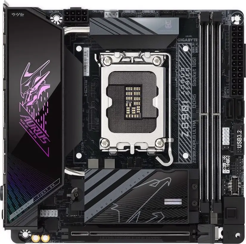 Montaje Placa Base Gigabyte Z890I AORUS ULTRA Gaming PC Atocha